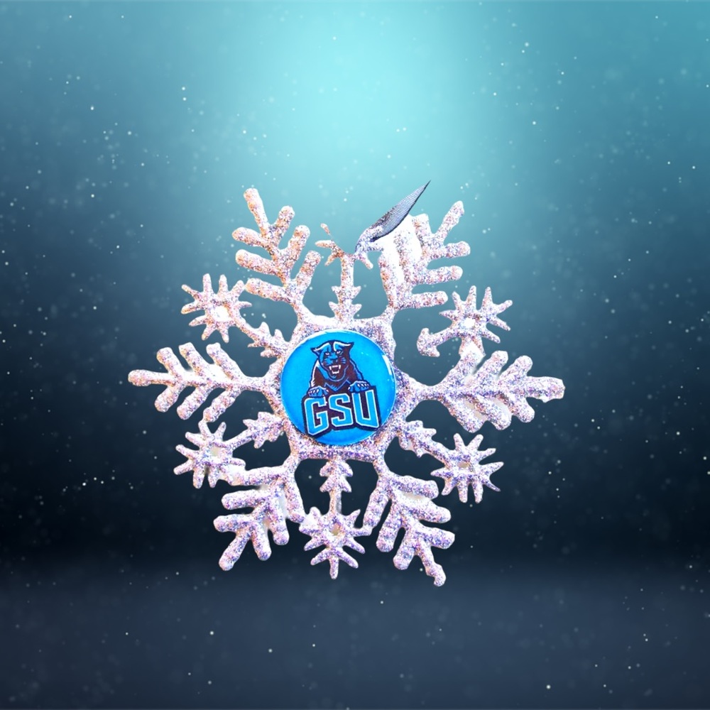 GSU Georgia State PANTHERS Handmade Snowflake *NEW*
